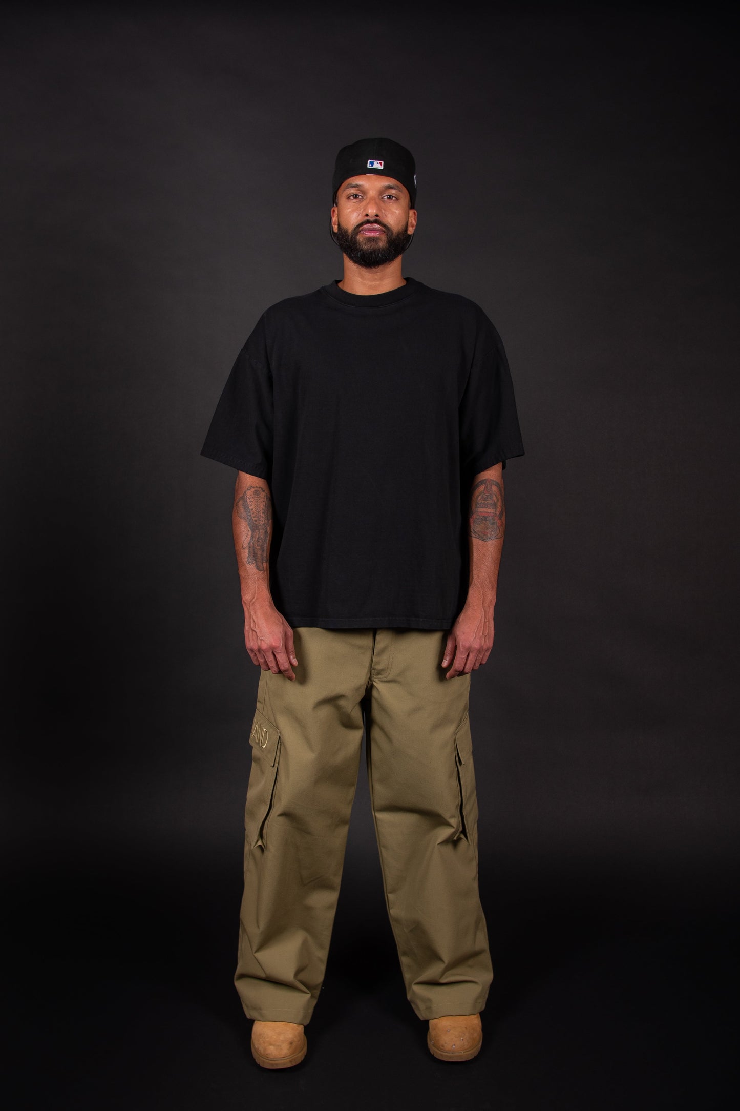 MWW WIDE CARGO PANTS - Auto Wala Khaki